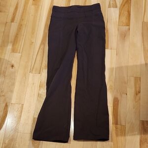 PrAna Brown Flare Yoga Pant, M
